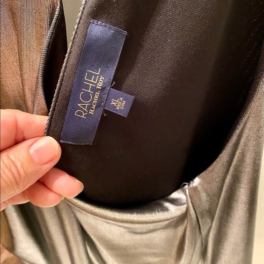 Rachel Roy silver Holiday top!